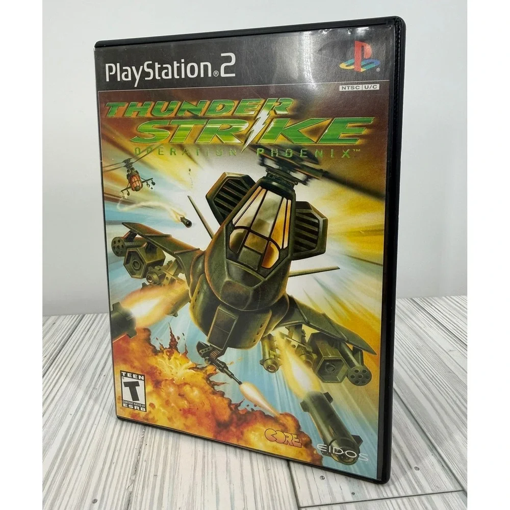 PS2 Thunder Strike Operation Phoenix CIB/Registration Card  TESTED